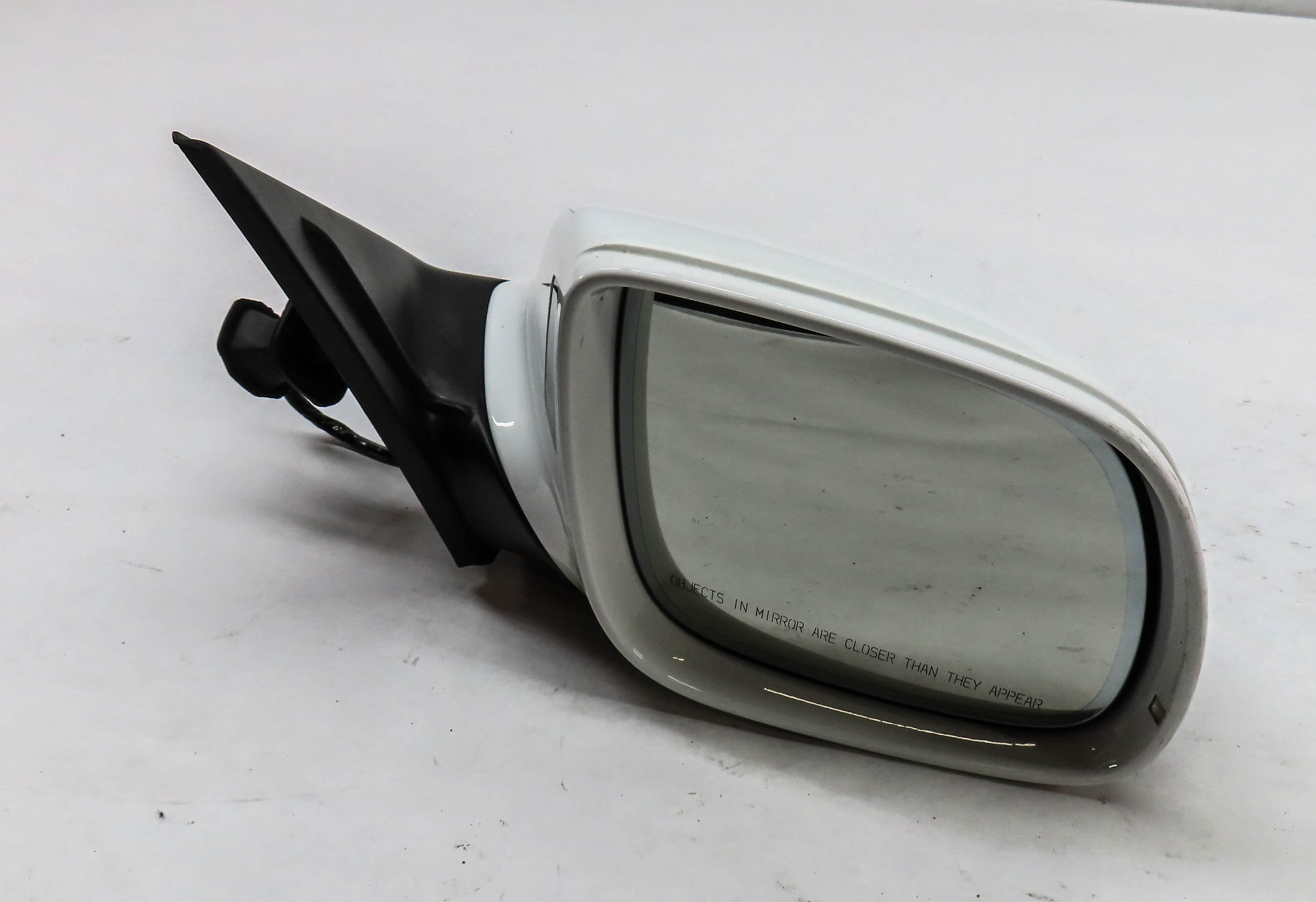 09-14 AUDI Q5 B8 8R RIGHT PFOLD HEAT MEM AUTODIM BLIND SPOT DOOR MIRROR(White) — exact item pictured